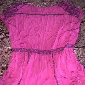 Magenta Free People Tunic